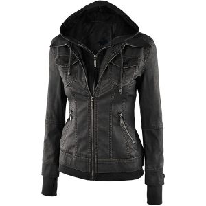 women black bomber jacket