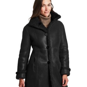 shearling coat womens