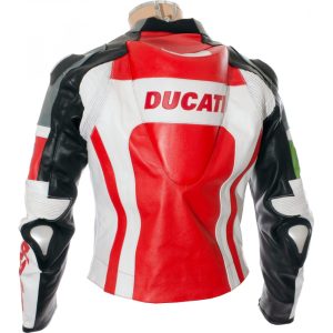 ducati corse leather biker jacket 1