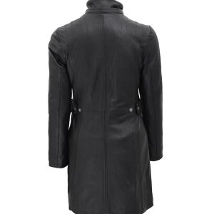 fur collar women long coat